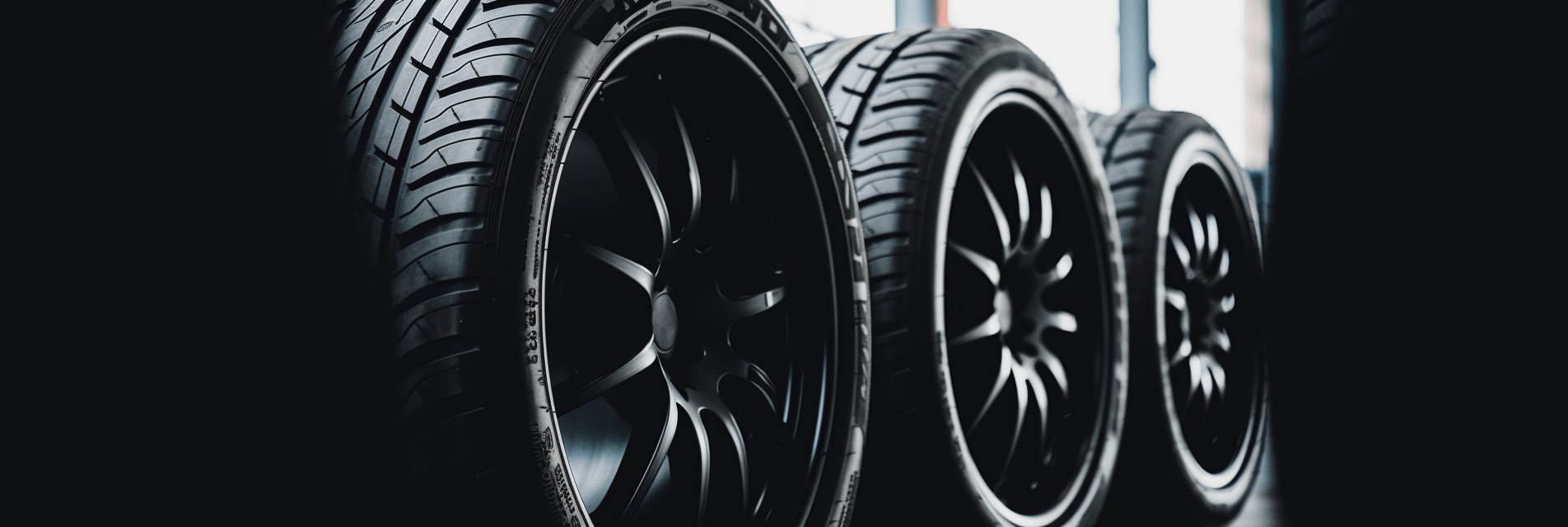 Create an image featuring a tire dealership with aestheti 6d112313 9c21 4943 9372 94e61720ded5