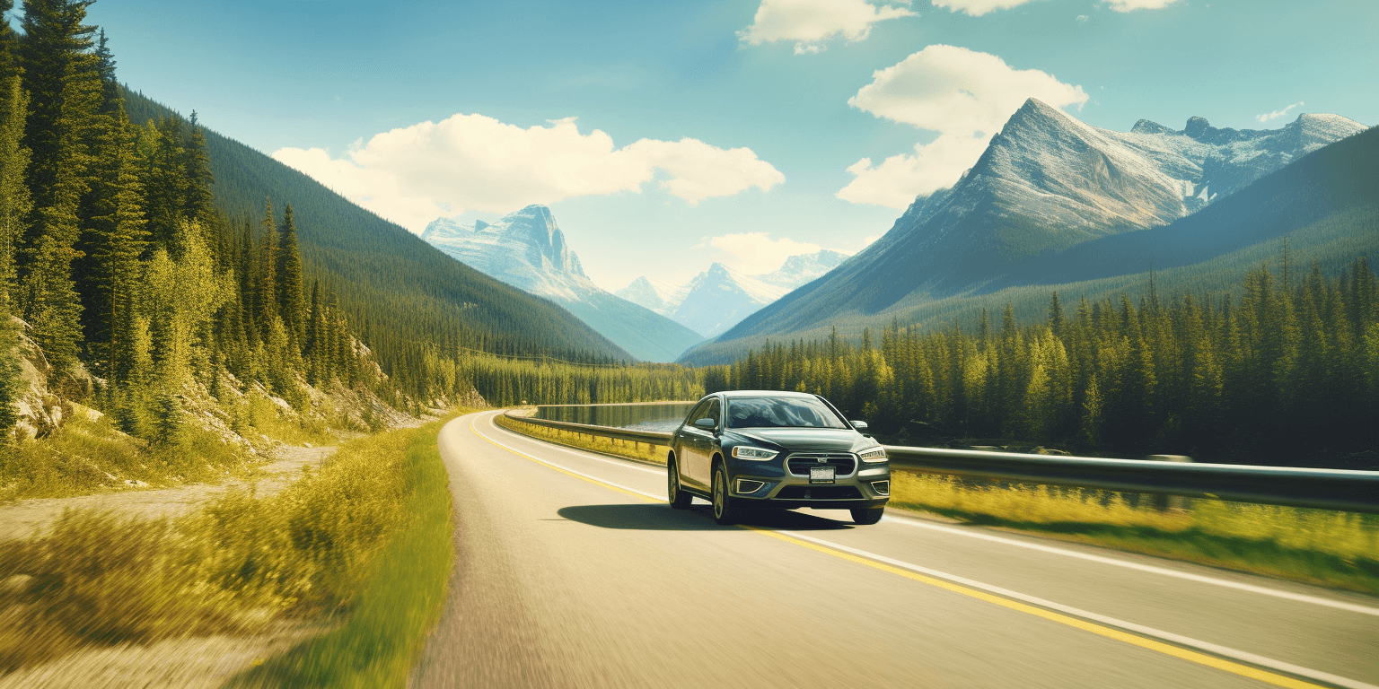 Design_an_image_featuring_a_car_with_sleek_tires_on_a_sce
