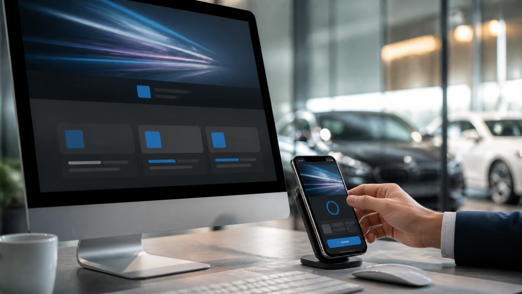 Dealership website performance reviewed across desktop and mobile